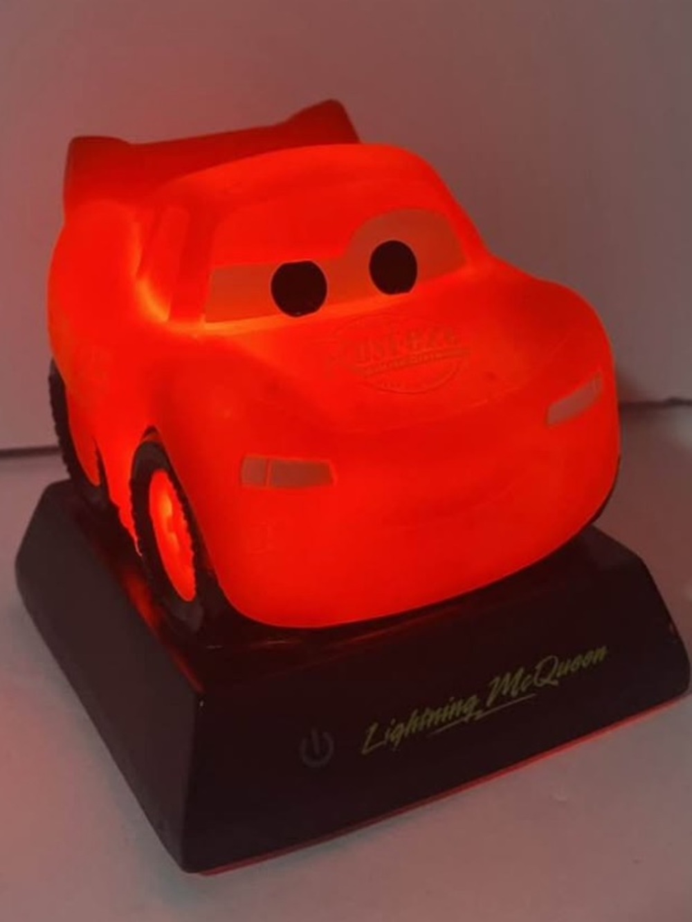 Cars the movie , lightning McQueen nightlight